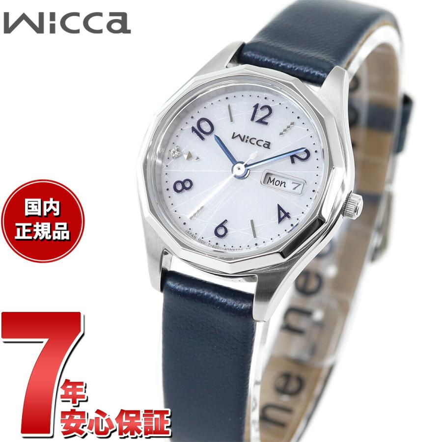 wicca（ウィッカ） シチズン ソーラーテック 腕時計 レディース デイ