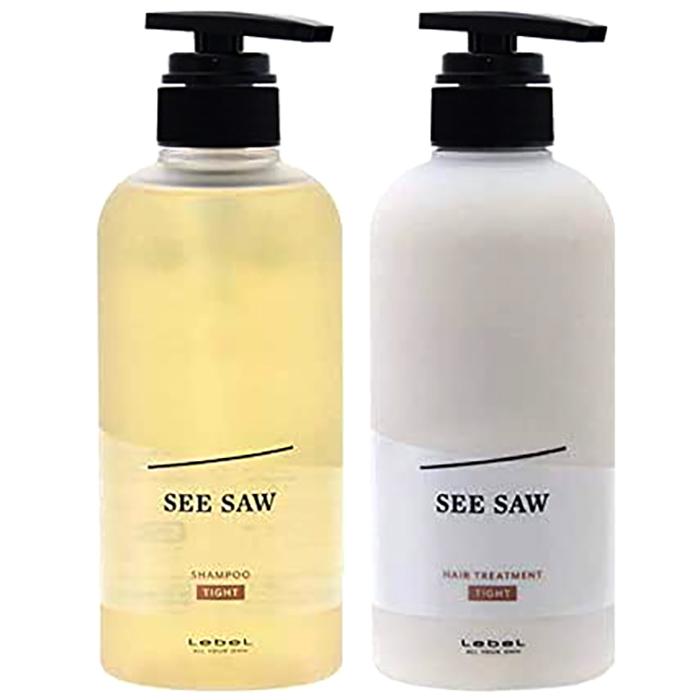 SEE/SAW ルベル シーソー タイト シャンプー&トリートメント 500ml