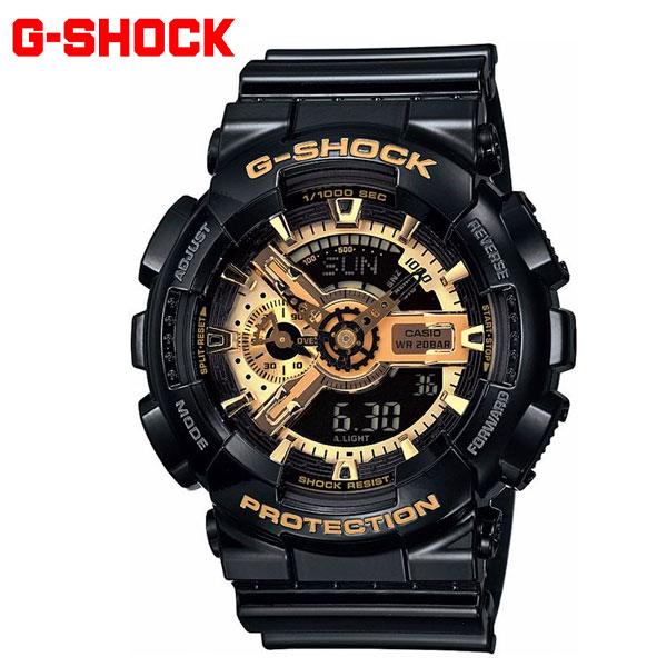 G-SHOCK Gショック 限定 腕時計 アナデジ ブラック×ゴールド GA-110GB