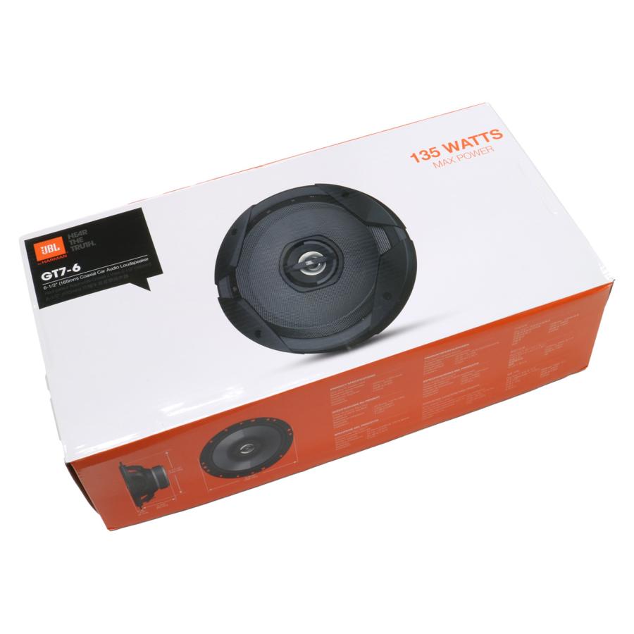 HARMAN JBL GT7-6 MAX 135W 車載用 6.5インチ 同軸 2Way スピーカー 2
