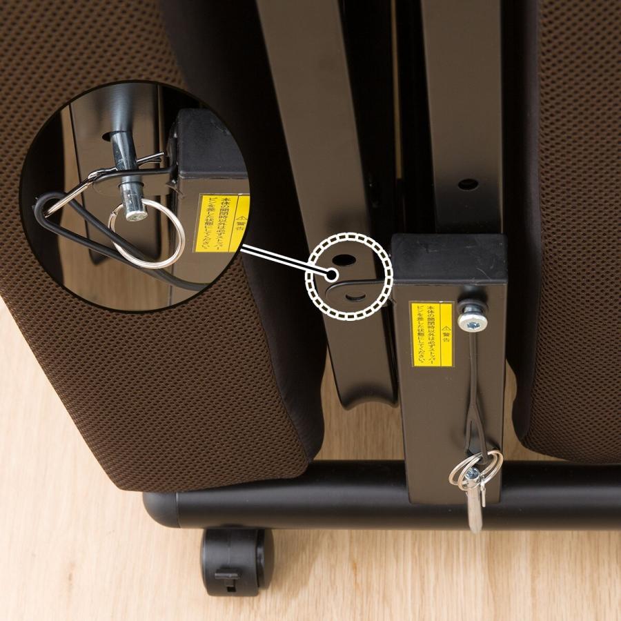 ベッド 折りたたみベッドソファ ソファベッド(HY06 BR)シングルより