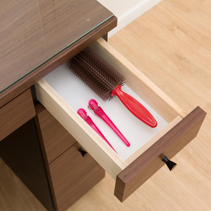 ニトリ（NITORI） 三面鏡ドレッサー(DR-007 MBR) 鏡台 ミラー : ニトリ