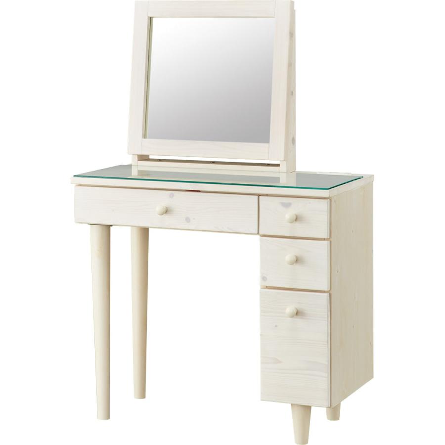 ニトリ（NITORI） 一面鏡ドレッサー(DR-008 WW) 鏡台 ミラー : ニトリ