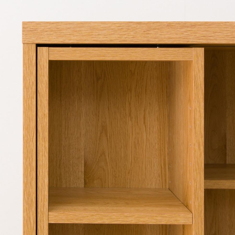 ニトリ（NITORI） Sスライド本棚 (BS001 LBR) 書棚 ラック シェルフ