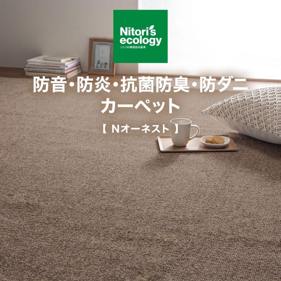 ニトリ（NITORI） 防音・防炎・抗菌防臭・防ダニカーペット(N