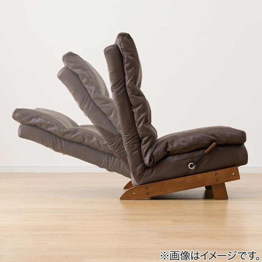 ニトリ（NITORI） リクライナーソファ(KJ-1 HPBR 右)レバー操作 無段階
