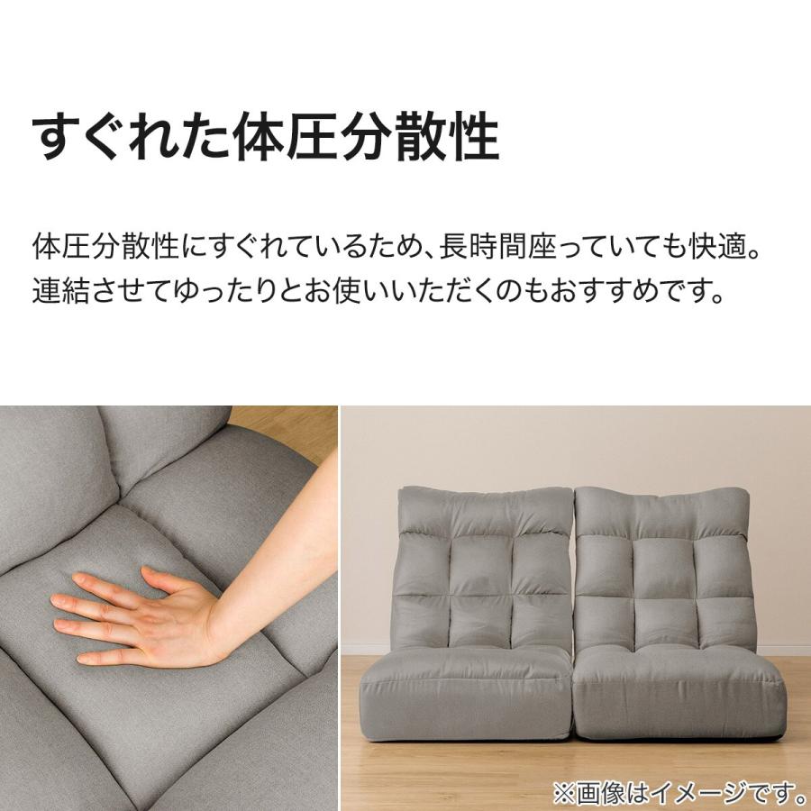 ニトリ（NITORI） つながるハイバックポケットコイル座椅子 2個セット