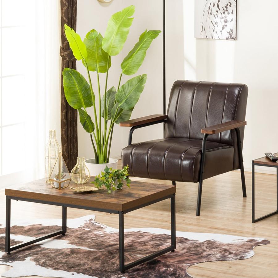 Nシールド ソファー ソファ 1人掛け 合成皮革ソファ(Nシールド