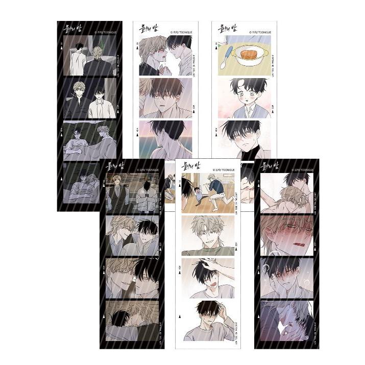 韓国 コミック グッズ『水辺の夜 4コマ 2枚（8種類からランダムで2枚