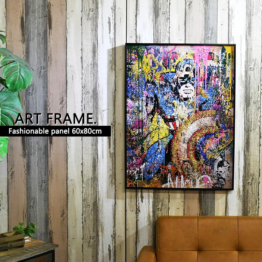 アートパネル 60×80 水晶絵 KH775 ヒーロー アメコミ ポップアート