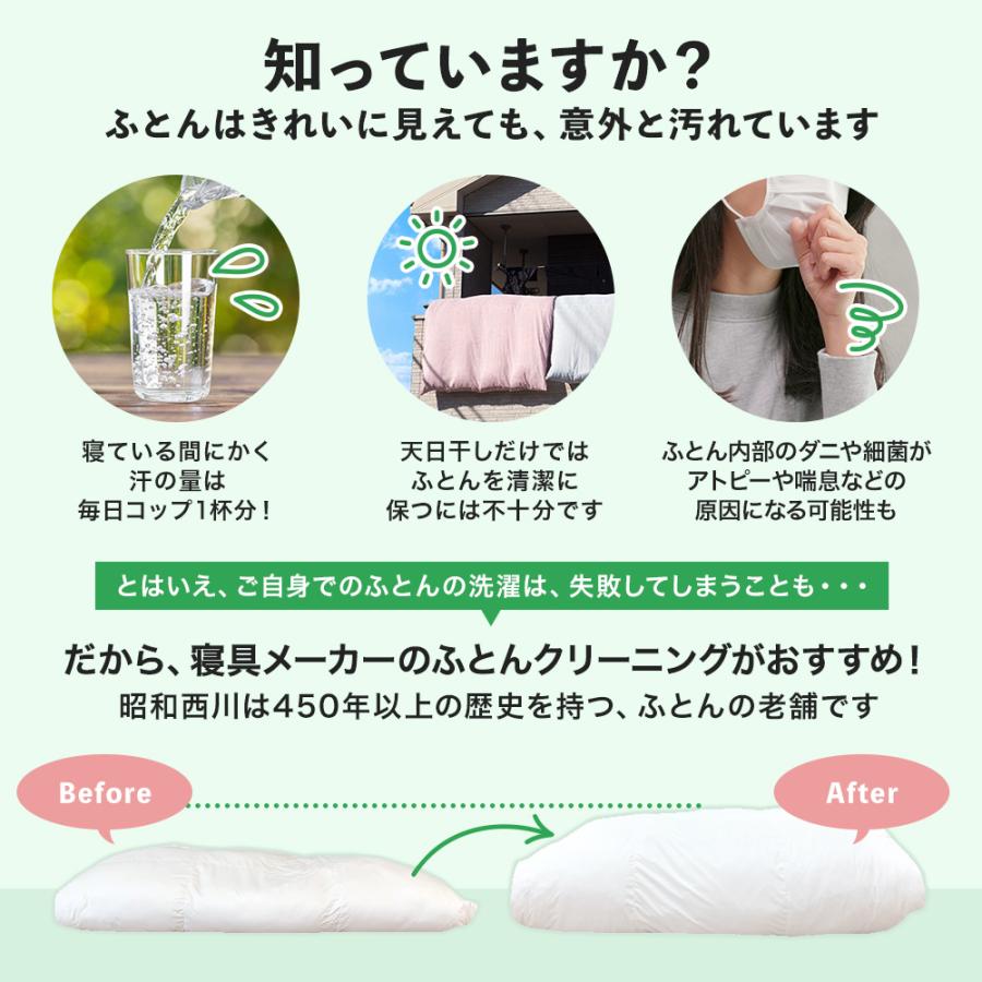 西川（nishikawa） 布団クリーニング 羽毛 ふとんクリーニング 掛け