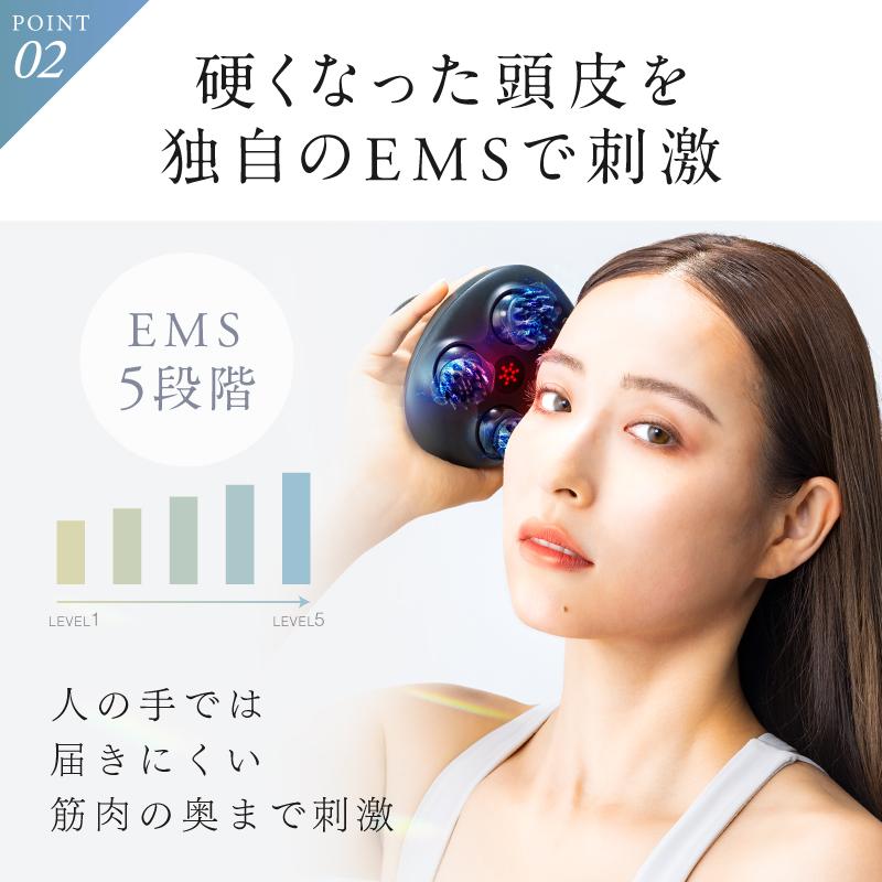 NIPLUX EMS頭皮マッサージ器 ヘッドマッサージャー NIPLUX EMS HEAD