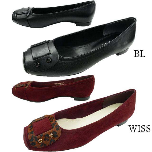 REGAL（リーガル） 爆買 レディース フラットシューズ スクエアトゥ