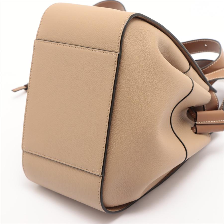 LOEWE（ロエベ） ハンモック ドローストリング スモール レザー サンド