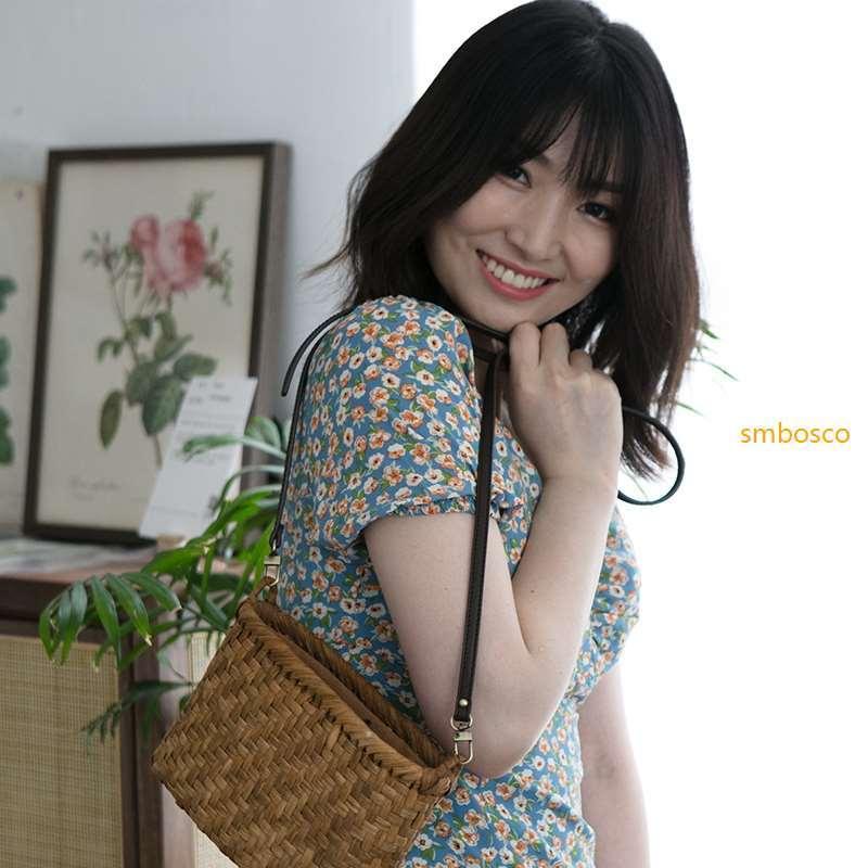 高級品 山葡萄かごバッグ 網代編み ショルダーバッグ クラッチバッグ