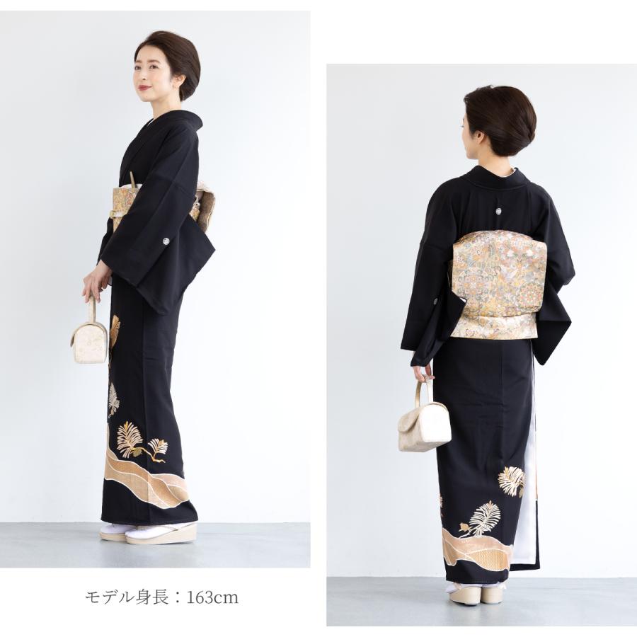 SOUBIEN（創美苑） レンタル 黒留袖 フルセット 結婚式 着物 黒 袷