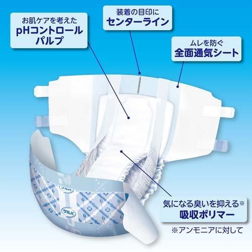 サルバ 業務用 テープ止め 安心Wフィット M 4回吸収 ( 30枚入 )/ PU