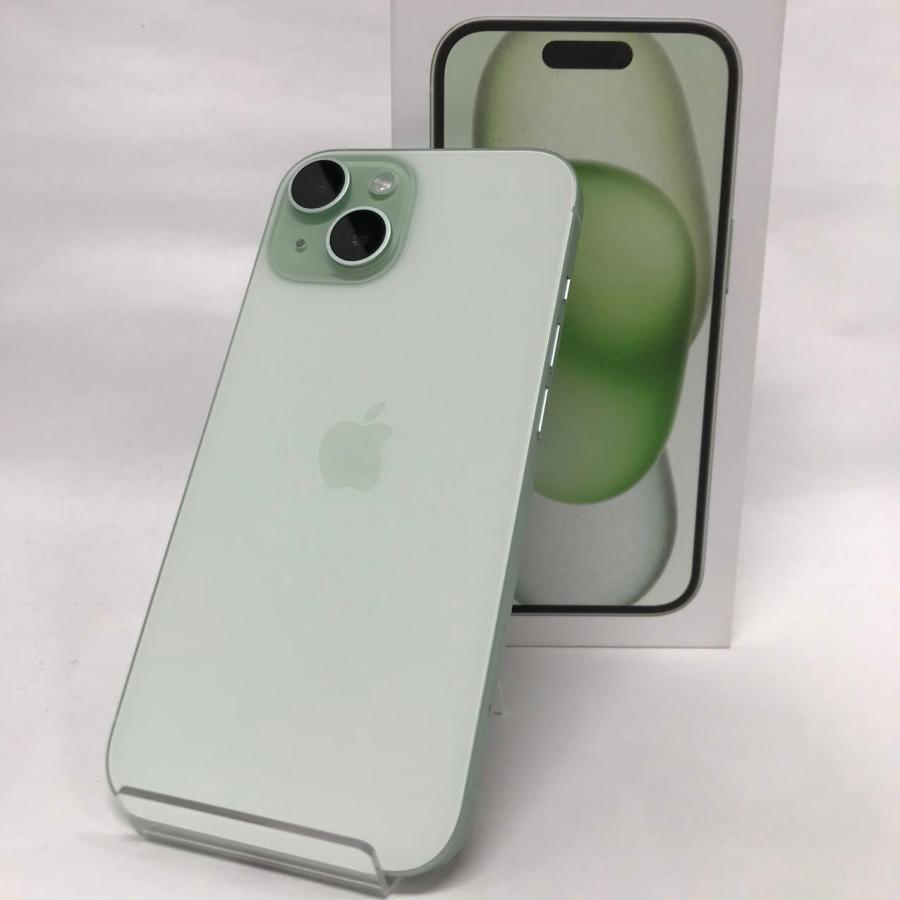iPhone 15 中古Aランク iPhone15 128GB グリーン バッテリー最大容量99