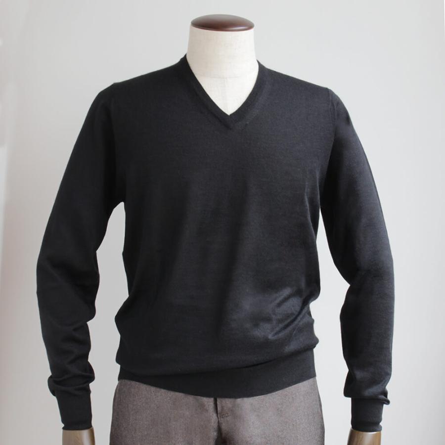FEDELI／フェデーリ】 Vネックセーター フェデッリ カシミヤ シルク