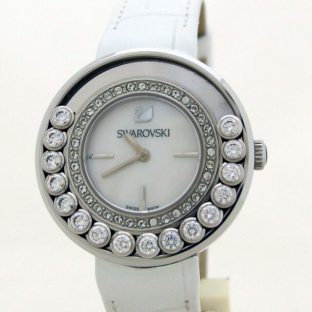 スワロフスキー ラブリークリスタル レディースウォッチ 白[20221031