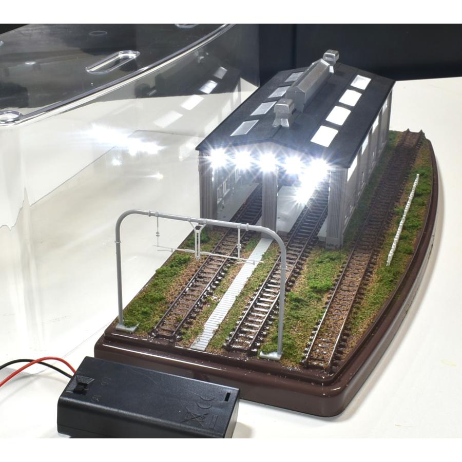 トミックス 鉄道模型 ジオラマ展示台 Nゲージ用 ケース付 TOMIX機関庫