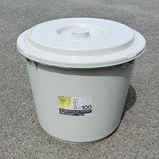漬物樽 ♯100 グレー : 菜園くらぶ Yahoo!店 - 通販 - Yahoo!ショッピング