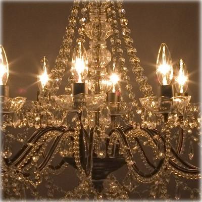 アメリカン レトロ 照明 シャンデリア 12灯 アンティーク ヨーロッパ