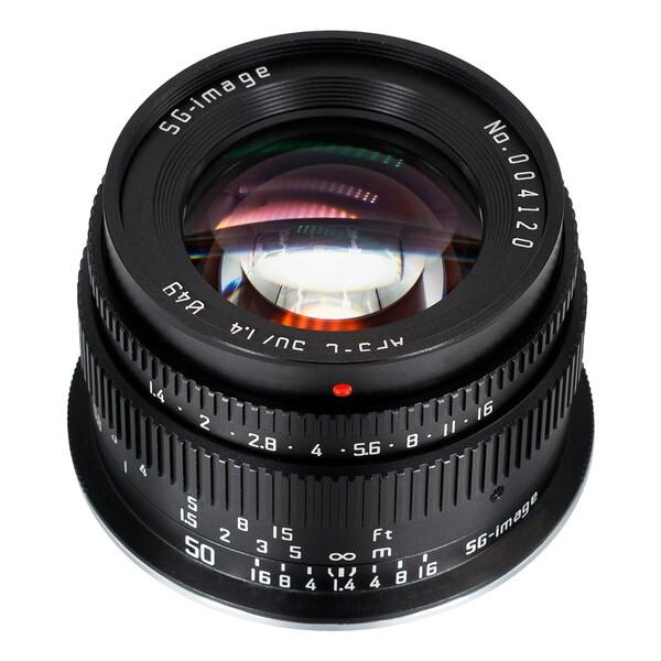SG-image SG 50mm F1.4 RF C ブラック 中望遠レンズ(キヤノンRF
