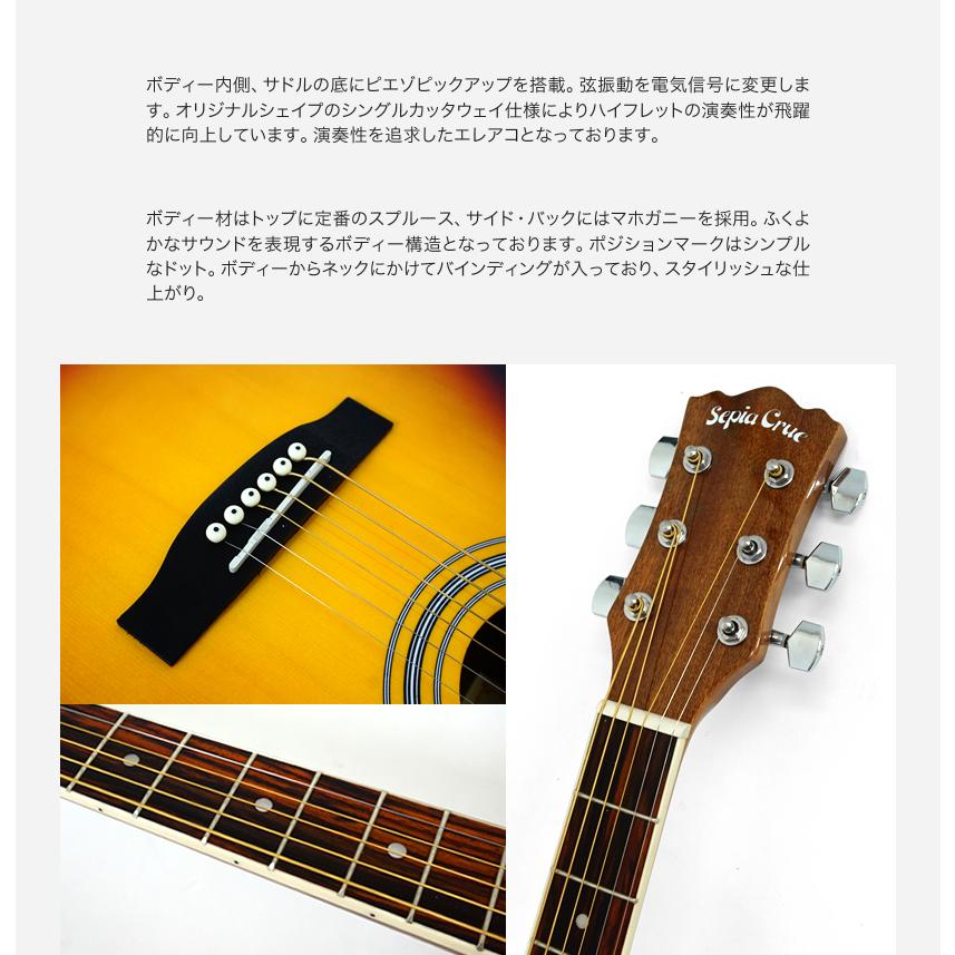 エレアコ Sepia Crue EAW-01 リミテッドセット〔アコースティック