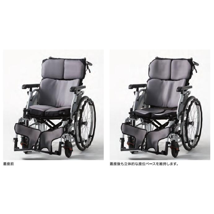 ミキ 多機能型 車椅子 介助式 エアフィッツ プレミアム16 AFP-16 肘掛