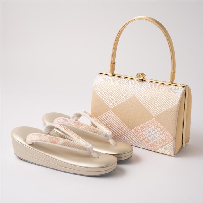 草履バッグセット ≪訪問着・振袖用≫ 和装小物 さんび 日本製 : さん