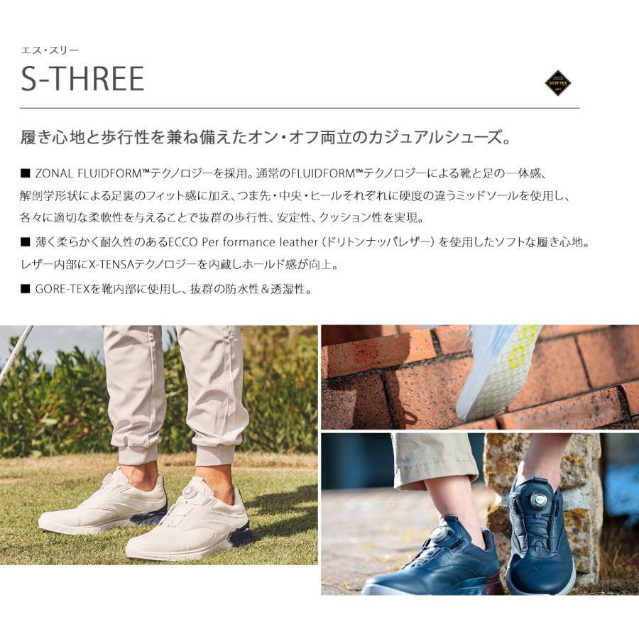 ecco（エコー） ゴルフ シューズ エススリー レース スパイクレス