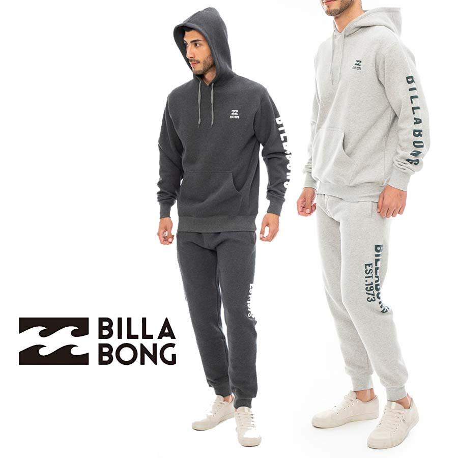 BILLABONG（ビラボン） メンズ 裏起毛 スエット パーカー パンツ