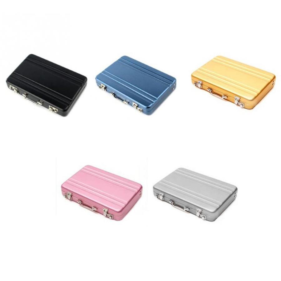 アルミ アタッシュケース 型 名刺入れ カードケース メディアケース