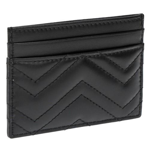 GUCCI（グッチ） カードケース レディース GGマーモント ブラック
