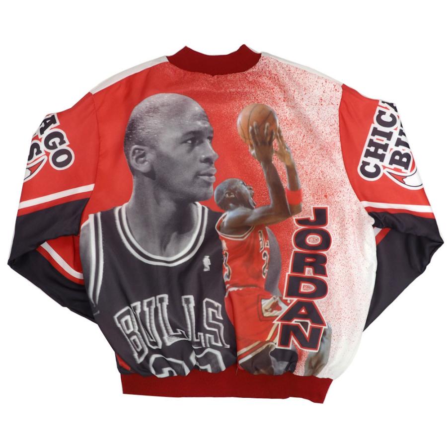 NBA マイケル・ジョーダン シカゴ・ブルズ スタジャン サイン刺繍