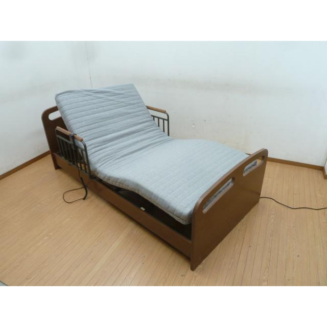 中古】ニトリ 2モーター 電動ベッド ライズ2 2M-F MBR W1100×D2150