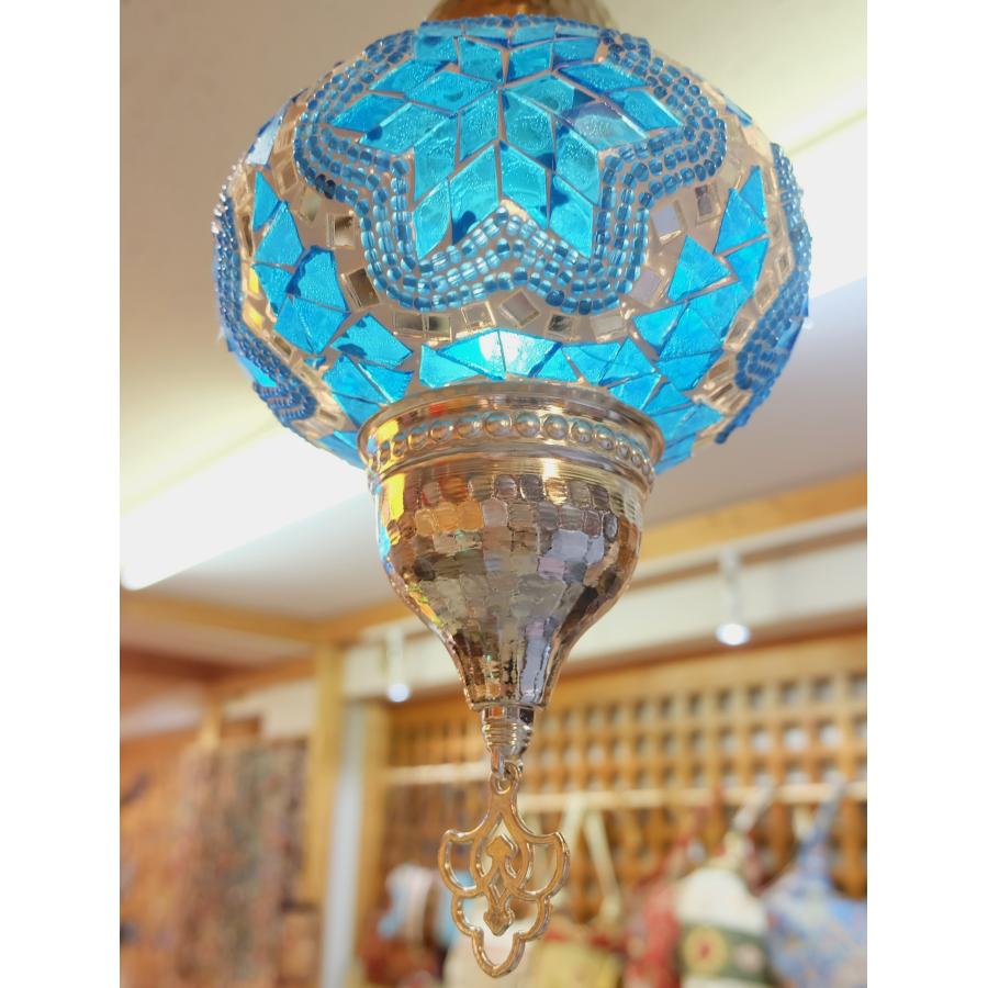 トルコ雑貨 吊り下げ トルコモザイクランプ 綺麗い エキゾチック LED
