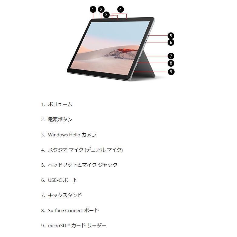 Surface Go SurfaceGO2 1824最新Win11軽量薄型高性能中古タブレットPC