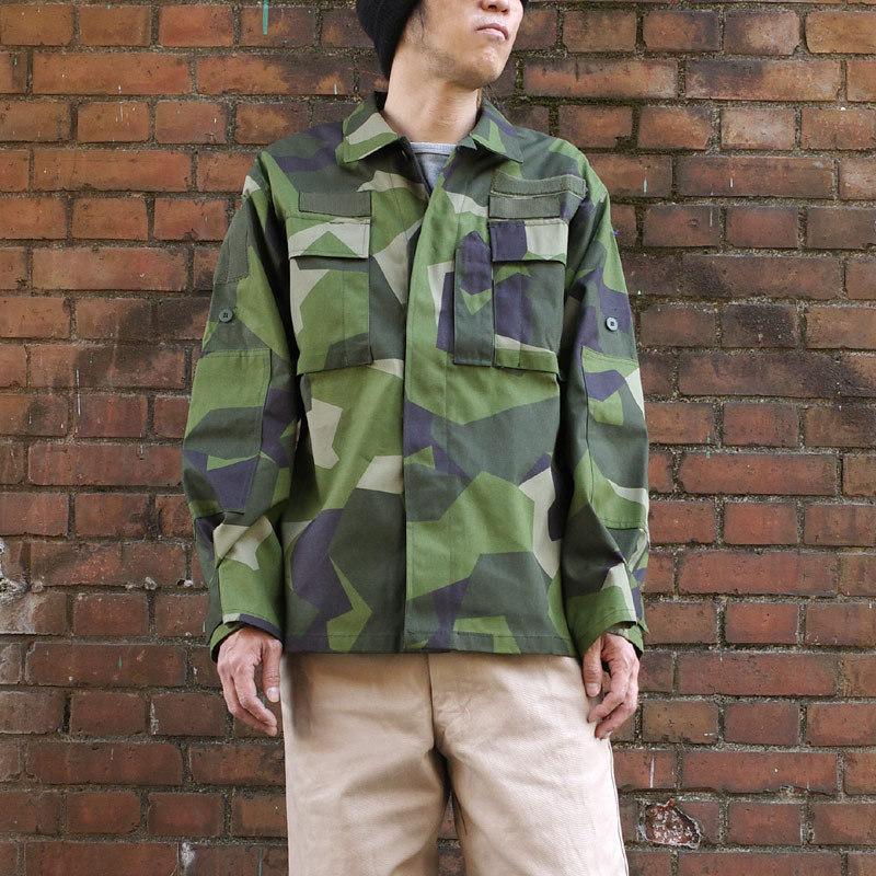 スウェーデン軍 M90 フィールドジャケット スプリンターカモ デッド