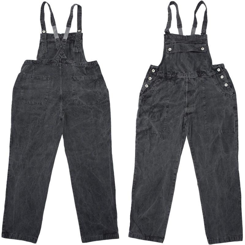 YMCLKY フランス軍タイプ オーバーオール 後染め ピグメントダイ