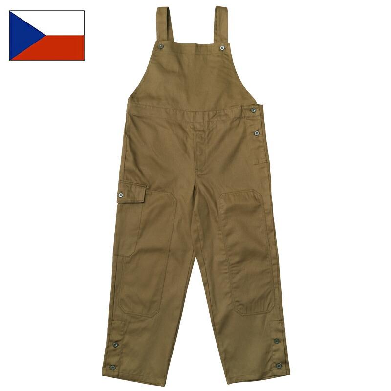 YMCLKY チェコ軍タイプ ワーカーオーバーオール ブラウン OTAVAN