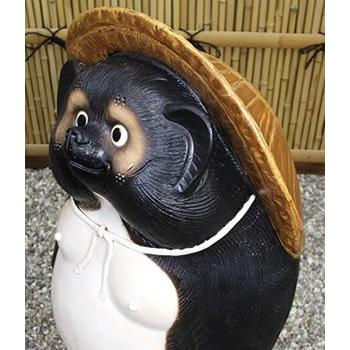 信楽焼 30号なごみ狸 たぬき タヌキ 開運 縁起物 可愛い 陶器 商売繁盛