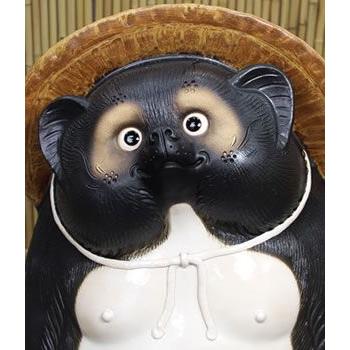 信楽焼 30号なごみ狸 たぬき タヌキ 開運 縁起物 可愛い 陶器 商売繁盛