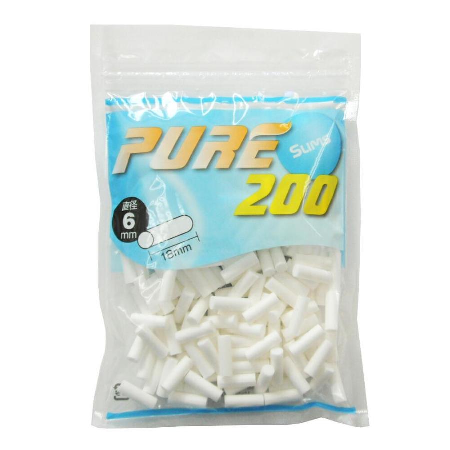 pure ピュア200 スリム 手巻きタバコ用フィルター 200個入り シャグ