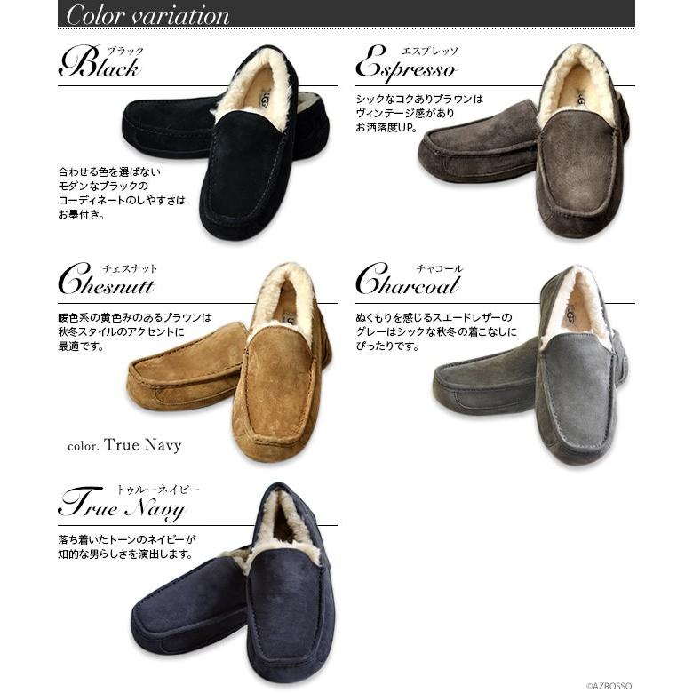 UGG（アグ） メンズ スリッポン ボア ムートンシューズ フラット