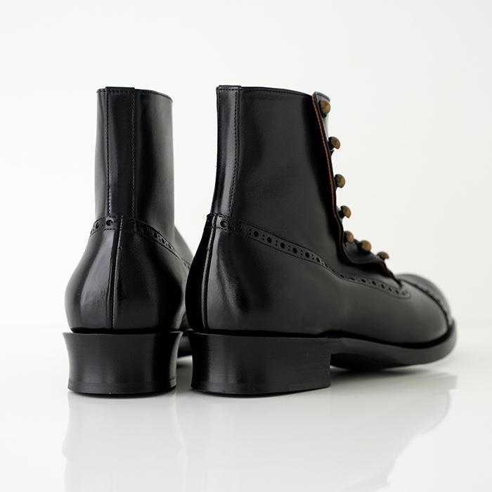 chausser（ショセ） ボタンブーツ C-7039 メンズ 靴 ショートブーツ