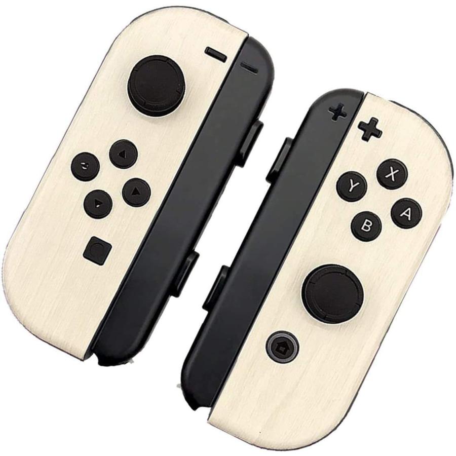 Nintendo Switch ジョイコン 用 スキンシール カバー ケース 木目調