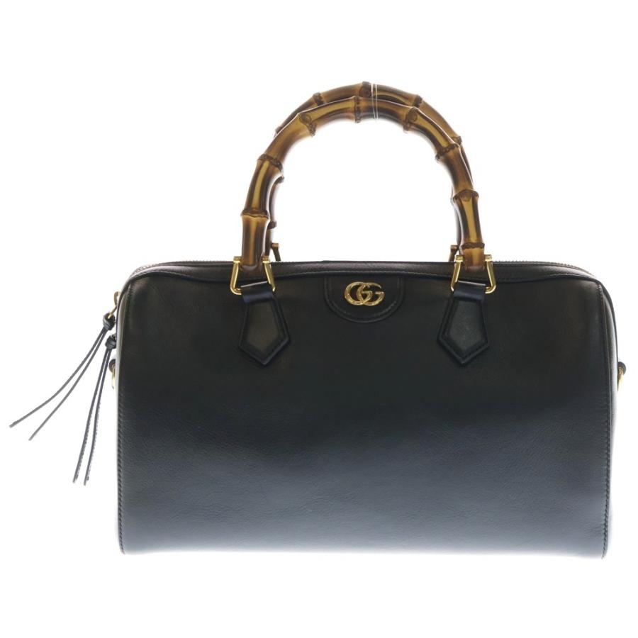 GUCCI（グッチ） ダイアナ バンブー ボストンバッグ 2WAY レザー
