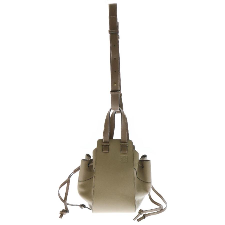 LOEWE（ロエベ） ハンモック スモール 2wayバッグ ベージュ×ブラウン